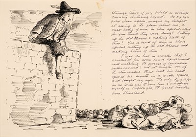 Lot 496 - Ardizzone (Edward, 1900-1979). The Strange Journey of Tuflongbo, pen and ink