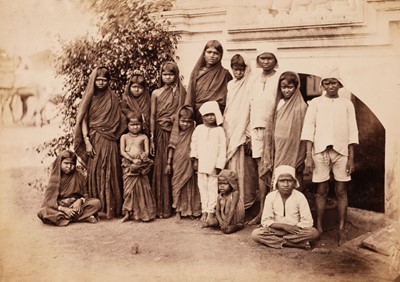 Lot 70 - India. An album containing 22 mounted photographs relating to Mysore c. 1878, albumen prints