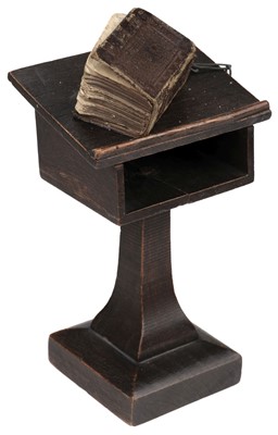 Lot 382 - Miniature Bible and Lectern. The Holy Bible containing the Old and New Testaments, Glasgow, [1901]