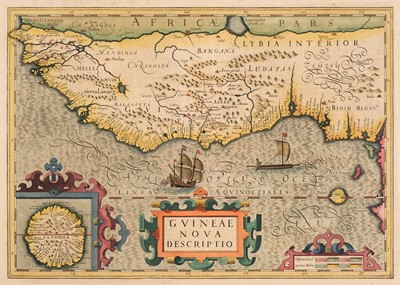 Lot 198 - West Africa. Mercator (Gerard & Hondius Jodocus), Guineae nova Descriptio, [1606 - 36]