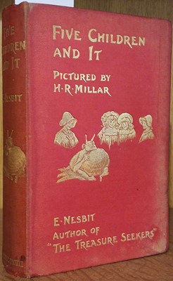 Lot 26 - Nesbit (E.). Five Children and It, 1st edition, London:T. Fisher Unwin, 1902