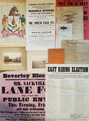 Lot 229 - Miscellaneous Ephemera. A large collection of miscellaneous British topographical ephemera