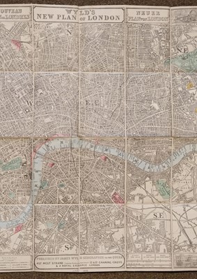 Lot 178 - London. Wyld (James), Wyld's New Plan of London, published June 1866