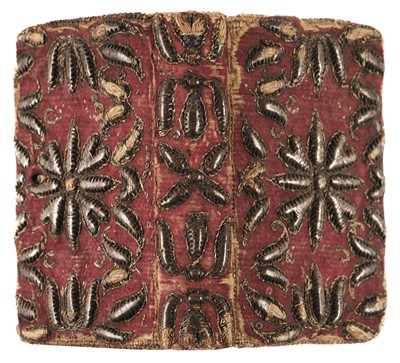 Lot 285 - Embroidered Binding. Whole Booke of Psalmes, 1627, contemporary red velvet with silver