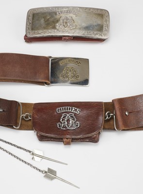 Lot 64 - Corps of Guides. An officer's shoulder pouch