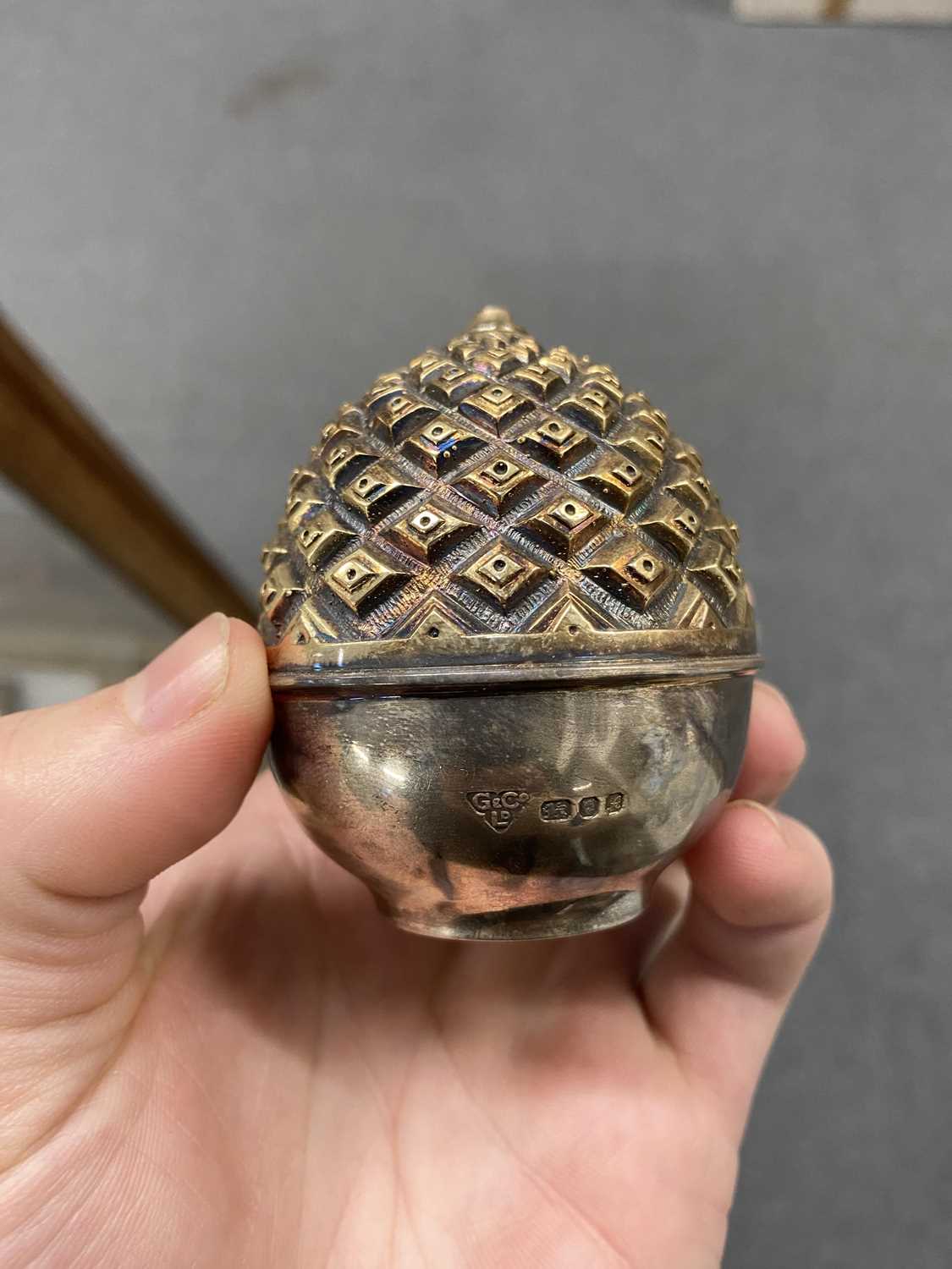 Lot 500 Condiment Set. A three piece condiment set