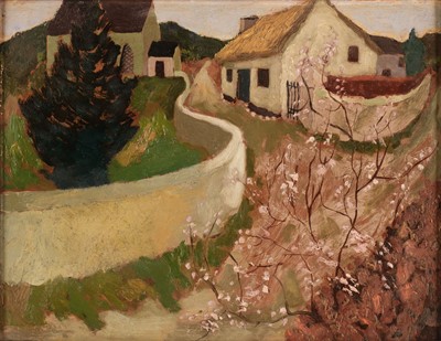 Lot 192 - Manner of Gerard Dillon (1916-1971). Cottage in Spring