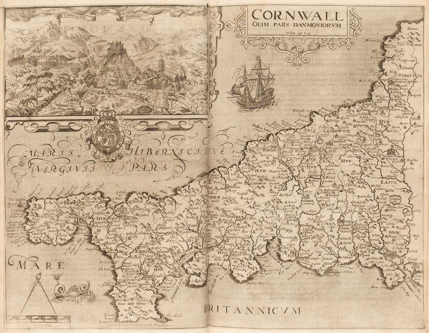 Lot 36 - Camden (William). Britannia sive Florentissimorum Regnorum Angliae, Scotiae, Hiberniae ..., 1607