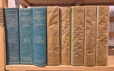 Lot 438 - Thorndike (Lynn). A History of Magic and Experimental Science, 8 volumes, 1923-58 but later