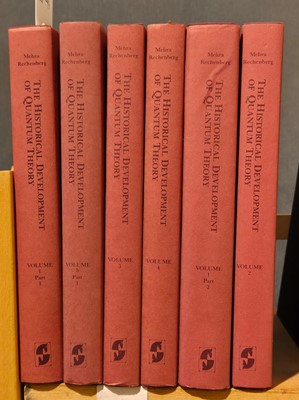 Lot 428 - Mehra (Jagdish). The Historical Developement of Quantum Theory, 9 volumes in 6, 1982-2001