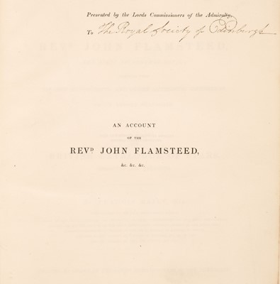 Lot 361 - Baily (Francis). An Account of the Revd. John Flamsteed, the first Astronomer-Royal, 1st ed, 1835