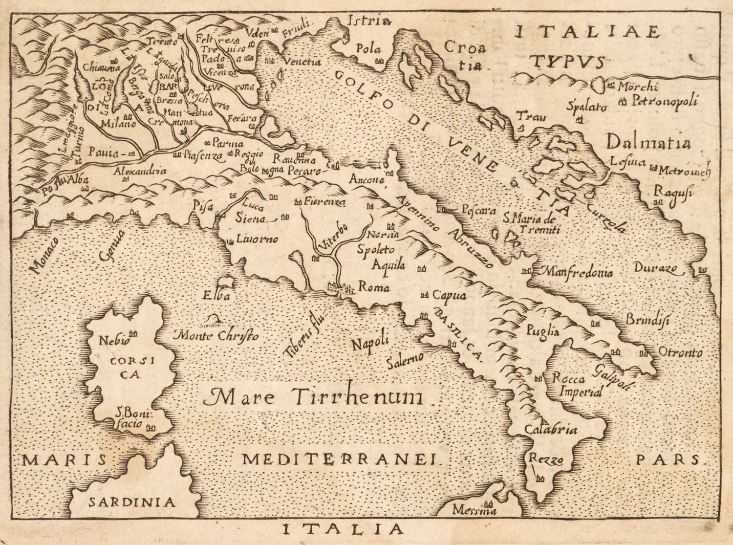 Lot 188 - Ortelius (Abraham & Marchetti Pierre Maria). Il Theatro del Mondo, [1598 or later]