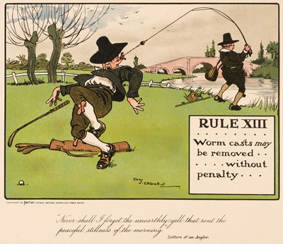 Lot 215 - Crombie (Charles). The Rules of Golf Illustrated, Copyright of Perrier, circa 1907