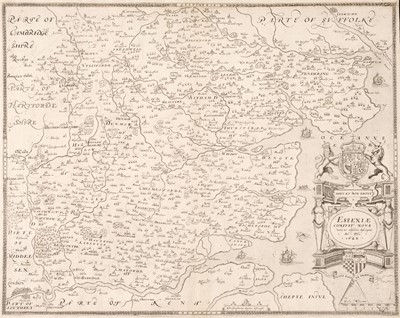 Lot 150 - Essex. Saxton (Christopher & William Web). Essexiae Comitat..., 1642