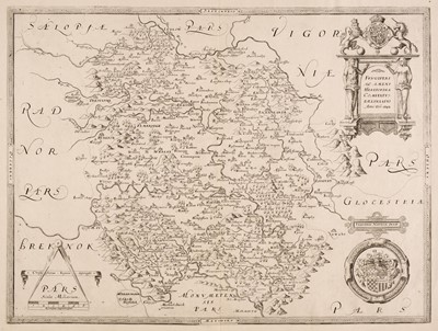 Lot 157 - Herefordshire. Saxton (Christopher & William Web). 1642