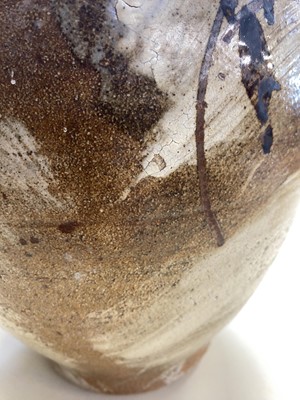 Lot 408 - Malone (Jim, 1946-). A large lugged stoneware jar