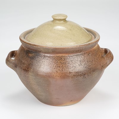 Lot 375 - Bayer (Svend, 1946-). A large wood fired stoneware jar and cover