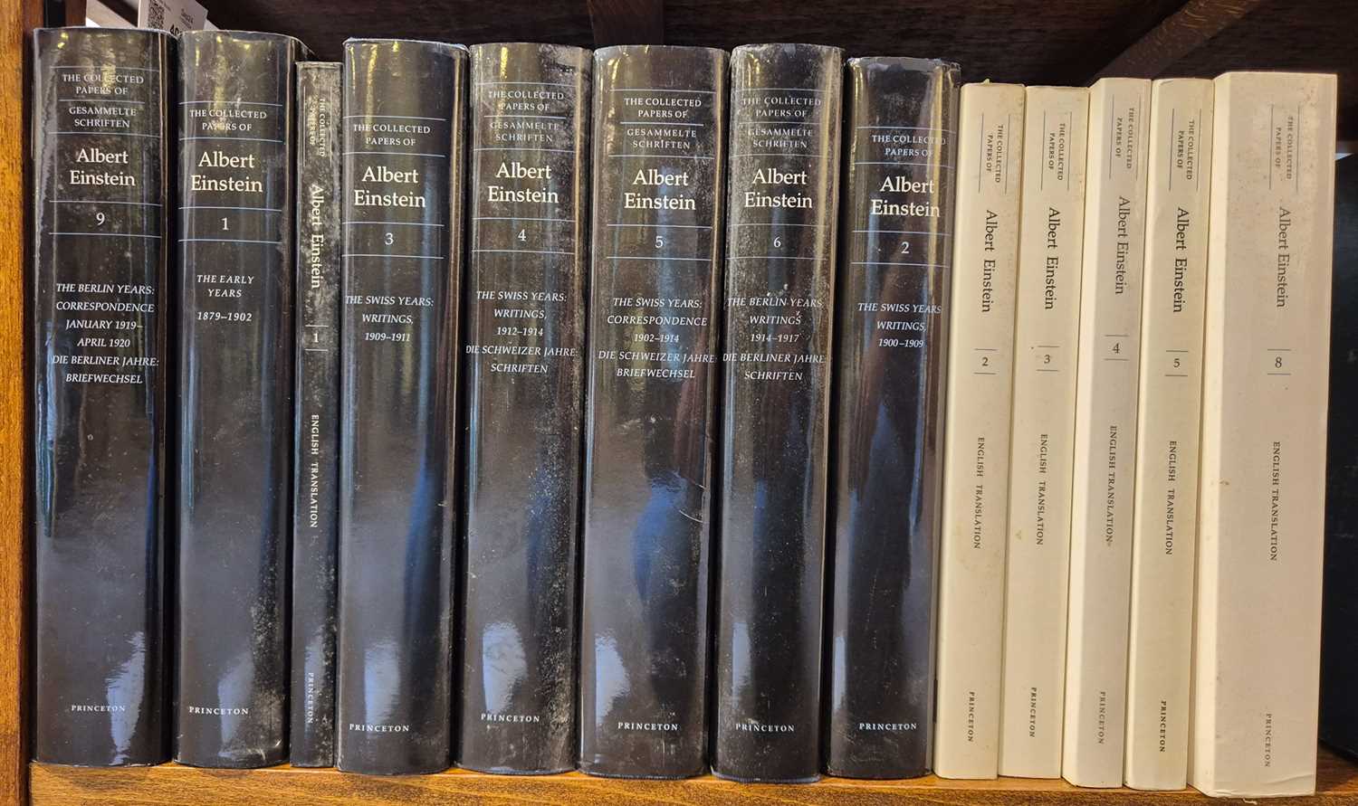 Lot 408 - Einstein (Albert). The Collected Papers of