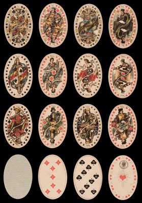 Lot 345 - German playing cards. Neue Ovale Salon Spielkarten, Leipzig: A. Twietmeyer, circa 1877, & 11 others