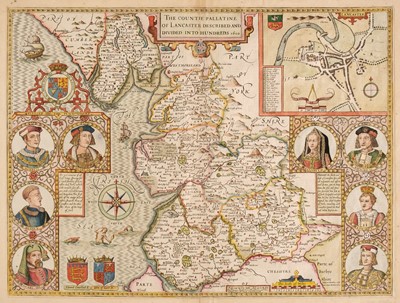 Lot 146 - Cornwall. Blaeu (Johannes), Cornubia sive Cornwallia, Amsterdam, circa 1645