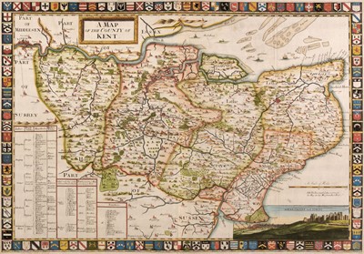 Lot 167 - Kent. Harris (John), A Map of the County of Kent [1719]