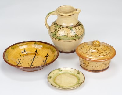 Lot 414 - Earthenware. A collection of nine vessels