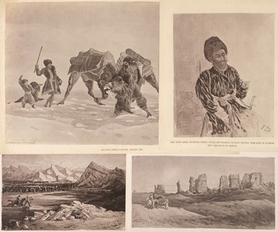 Lot 1 - Afghan Boundary Commission. A collection of ninety-six photographic reproductions, 1884-86