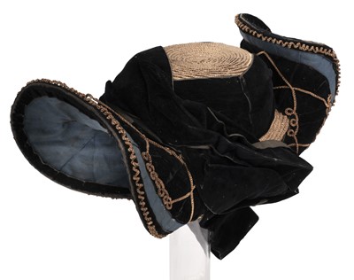 Lot 354 - Hats. A collection of hats and bonnets, early 19th-20th century