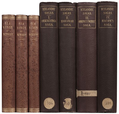 Lot 9 - Laing (Samuel). The Heimskringla, 3 volumes, 1st edition in English, 1844