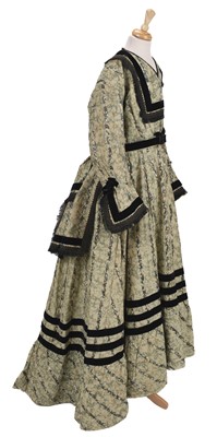 Lot 322 - Clothing. A lady's day dress, circa 1850s, & others