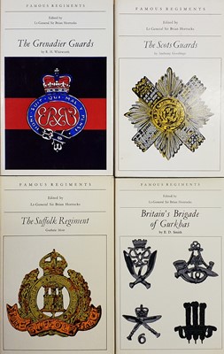 Lot 412 - Famous Regiments series. 61 volumes, Hamish Hamilton, Leo Cooper & others, 1970s