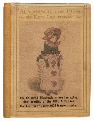 Lot 353 - Juvenile Chapbooks and Almanacks. Greenaway (Kate). Almanack for 1924