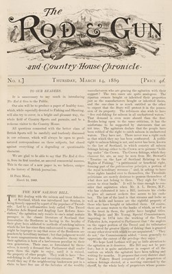 Lot 120 - Rod & Gun. The Rod & Gun and Country-House Chronicle, 18 volumes, 1889-97