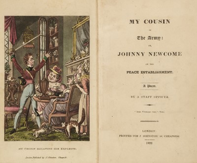 Lot 15 - Mitford (John). My Cousin in the Army. A Poem by a Staff Officer, London: J. Johnston, 1822