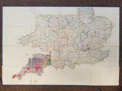 Lot 187 - Ordnance Survey. 83 (of 85) sheets, on a scale of 1 inch to the mile, 'Old Series', 1804 - 24