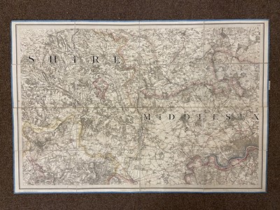 Lot 187 - Ordnance Survey. 83 (of 85) sheets, on a scale of 1 inch to the mile, 'Old Series', 1804 - 24