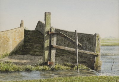 Lot 216 - Dowden (Edward, 1950-). Pack-Horse Bridge at Whaddon, 1985