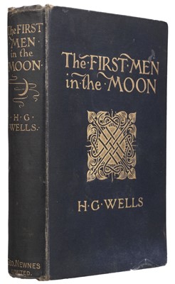 Lot 381 - Wells (H. G.). The First Men in the Moon, 1st edition, London: George Newnes Ltd., 1901