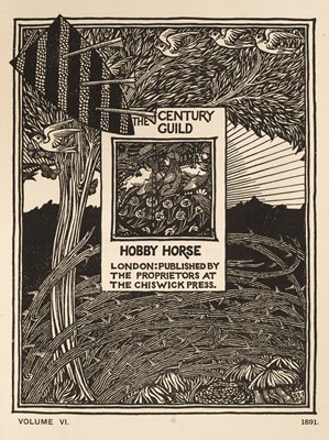 Lot 427 - Mackmurdo (Arthur Heygate; Herbert P. Horne, & Selwyn Image, editors). The Century Guild Hobby Horse, 1891-92