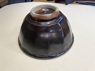Lot 407 - Malone (Jim, 1946-). A large cut-sided stoneware bowl