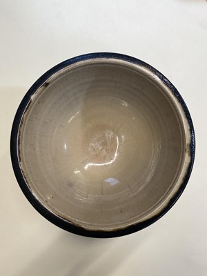 Lot 407 - Malone (Jim, 1946-). A large cut-sided stoneware bowl