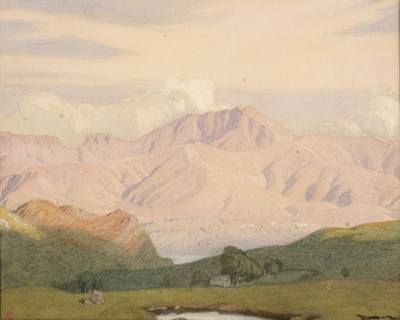 Lot 159 - Gere (Charles, 1869-1957). Monte Zeda, 1912