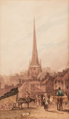 Lot 103 - Calvert (Frederick, 1785-1845). St Martin's Church, Birmingham, circa 1850