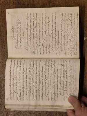 Lot 104 - Italian Horticulture Manuscript. Trattato de Giardini, 2 parts paginated as 1, c. 1770