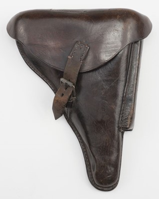 Lot 76 - Holster. A WWI German P08 Luger pistol holster