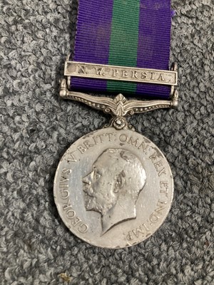 Lot 178 - General Service Medal 1918-62, G.V.R., 1 clasp, N.W. Persia (5330038 Pte S Pierpoint R. Berks R.)