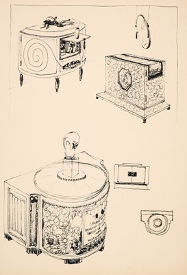 Lot 380 - Ruhlmann (Emile-Jacques & Leon Moussinac). Croquis de Ruhlmann, 1st edition, 1924