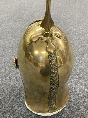 Lot 69 - Dragoon Guards. Victorian 1871 Pattern Troopers helmet 3rd (Prince of Wales's) Dragoons, circa 1895