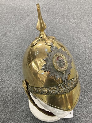 Lot 69 - Dragoon Guards. Victorian 1871 Pattern Troopers helmet 3rd (Prince of Wales's) Dragoons, circa 1895