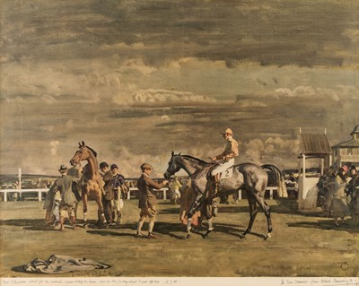 Lot 216 - Munnings (Alfred J., 1878-1959). After the Race, circa 1930